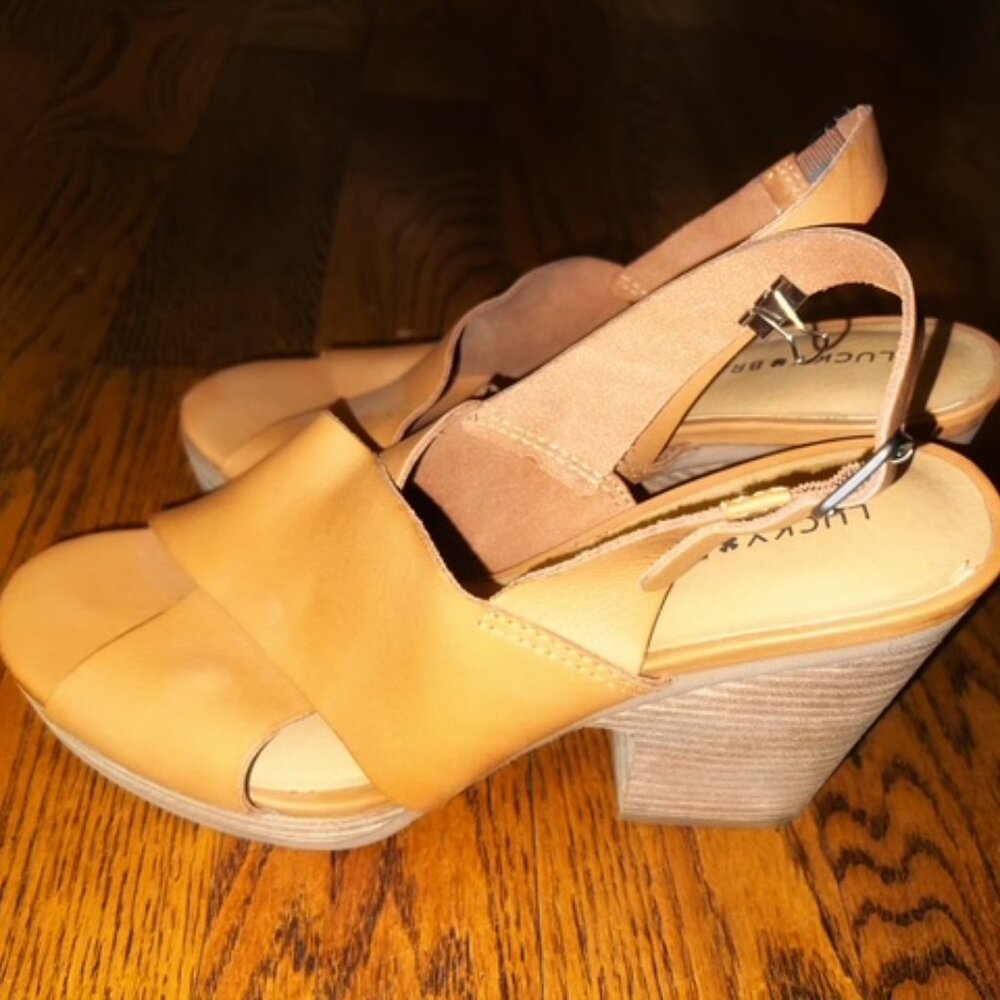 Lucky Brand Tan Sandals (Size 10 M)